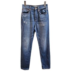 Madewell The Perfect Vintage Jean Distressed Medium Wash Size 25 11" Inseam